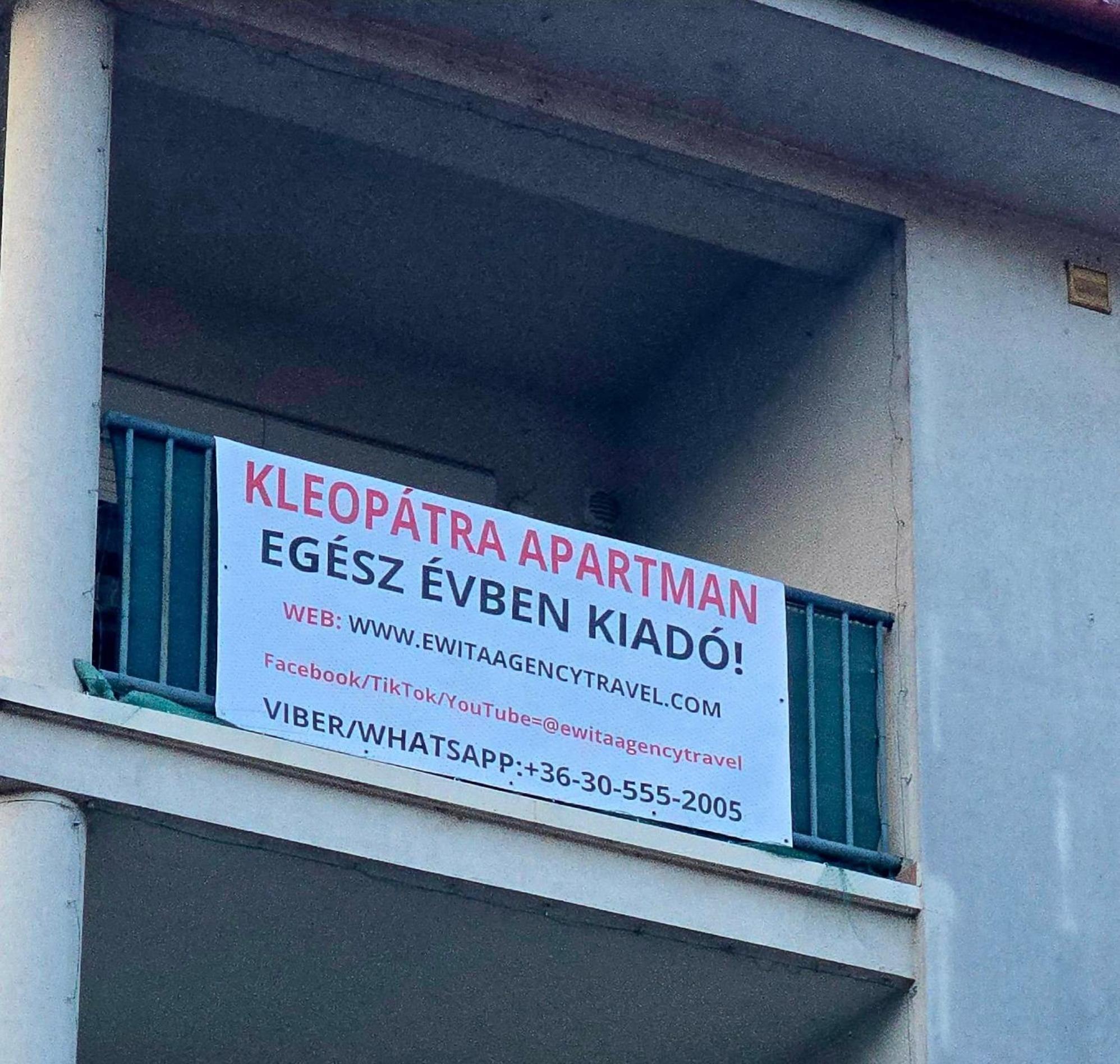 KLEOPÁTRA Stúdió Apartman Hajdúszoboszló Esterno foto